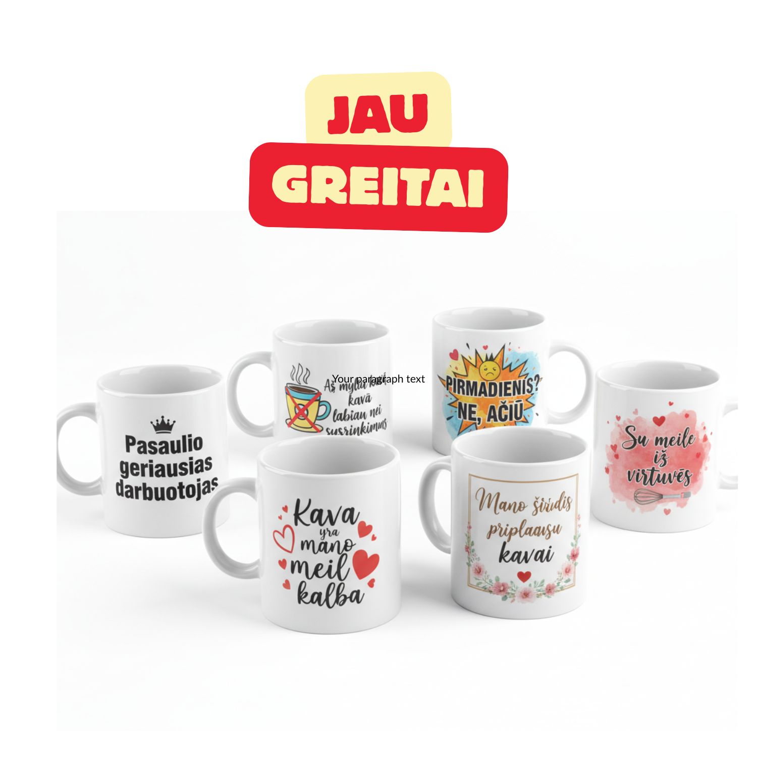 Puodelis “Susikurk Pats”