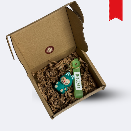 Raktų pakabukas su žaisminga figūrėle „ LABUBU BOOM! 2“